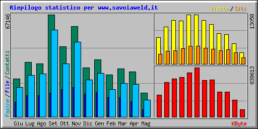 Riepilogo statistico per www.savoiaweld.it